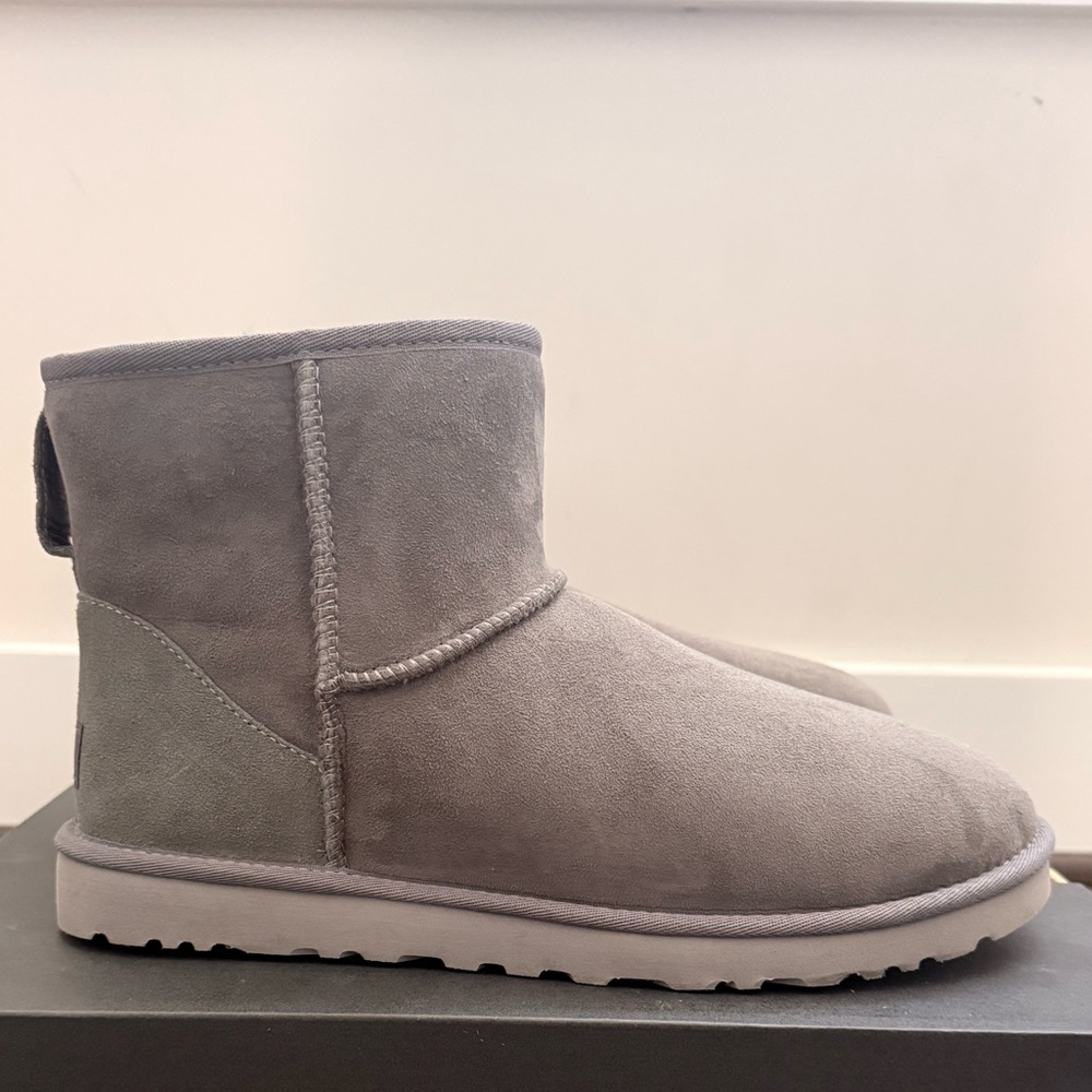 UGG Charcoal Suede Boots